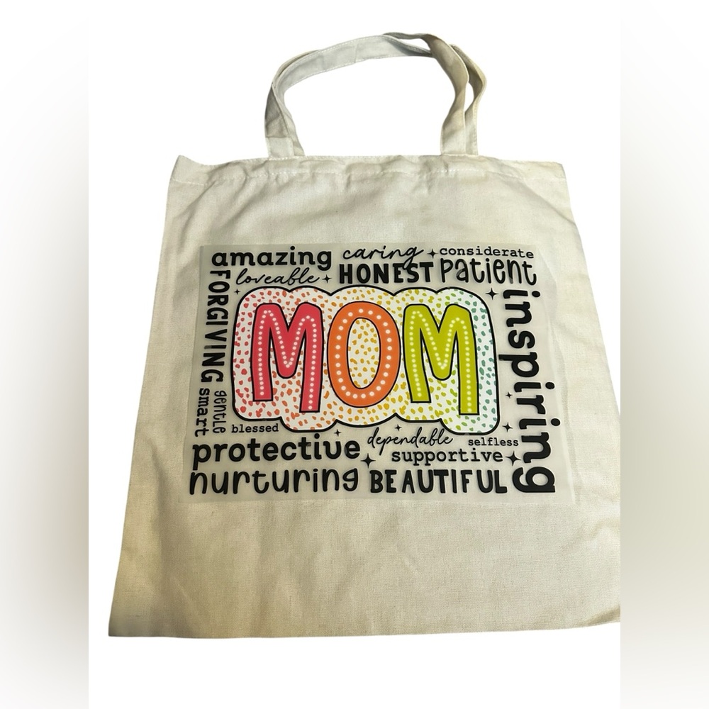 Handcrafted Mother’s Day Canvas Tote Bags Pick 1 New - Picture 3 of 5